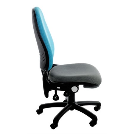 product image:Medium Back Operators Chair Tamper Proof Height Adjustable Folding Arms